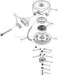 Page E Diagram and Parts List for 8966-1  Briggs and Stratton Generator